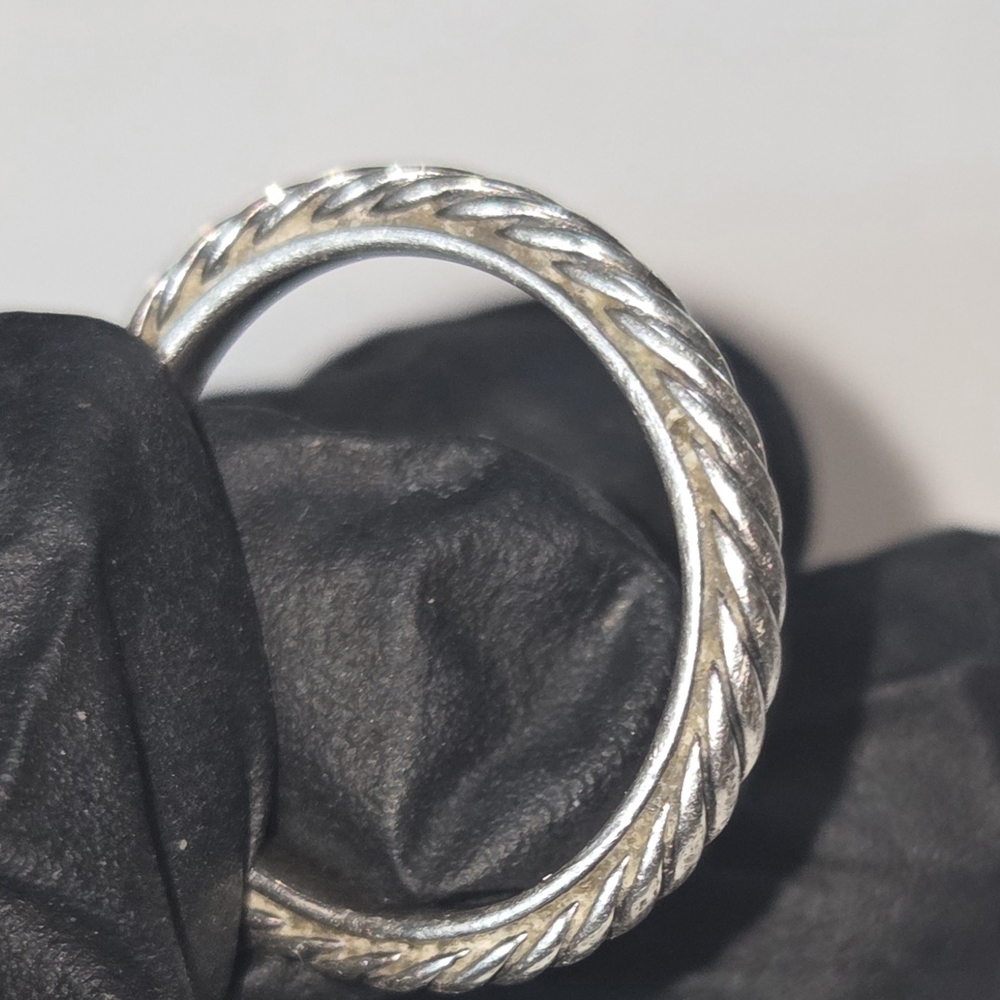 David Yurman Silver Cable Ring